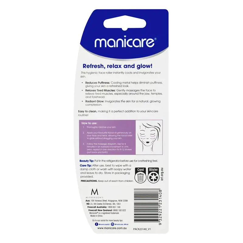 Manicare Metal Face Roller (6 Pack)