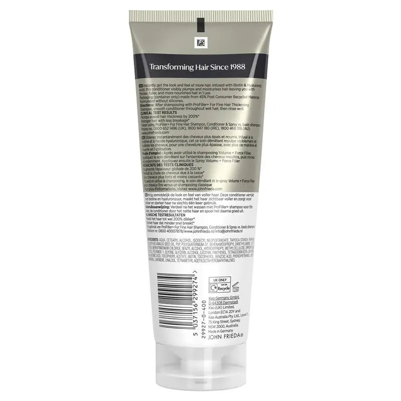 John Frieda Pro Filler+ Thickening Conditioner 250mL