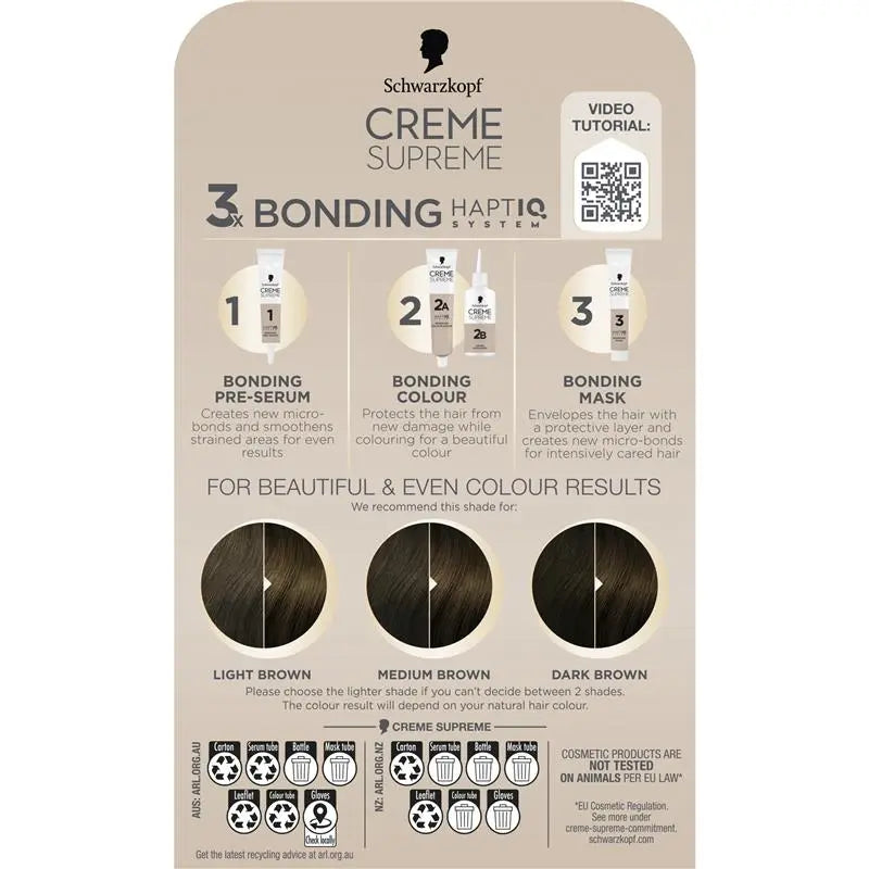 Schwarzkopf Creme Supreme 5-0 Natural Brown