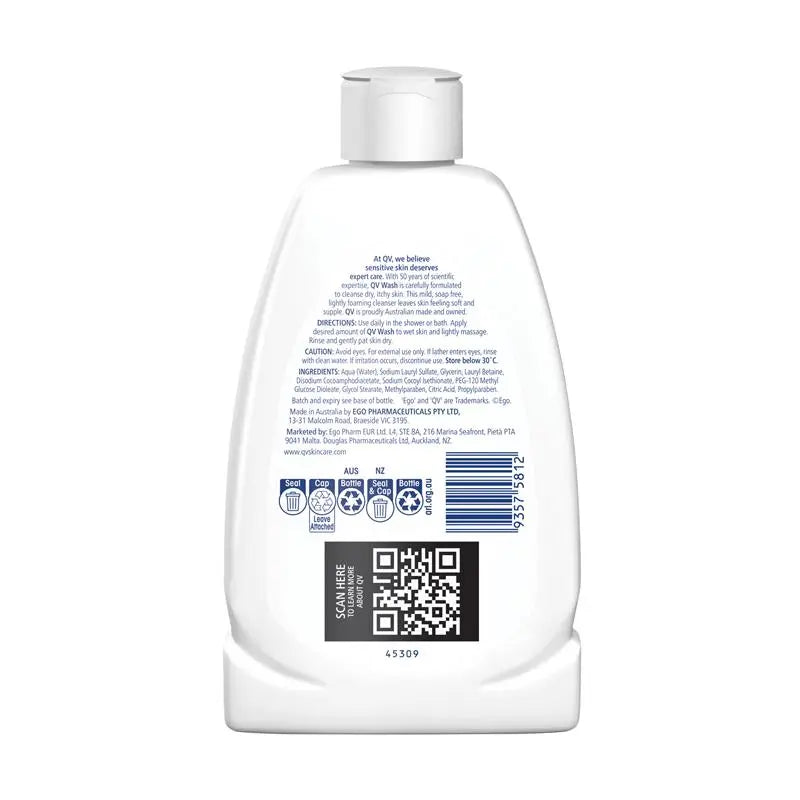 Ego QV Wash 250ml - Cutprice Online