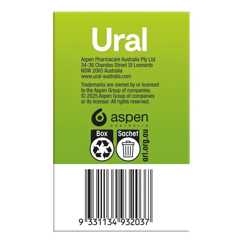 Ural Effervescent Powder Pomegranate 28 Sachets