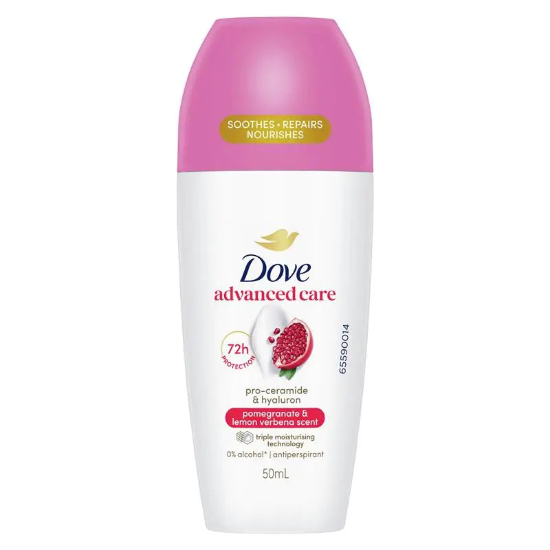 Dove Women Advanced Care Deodorant 72h Roll On Pomegranate 50ml