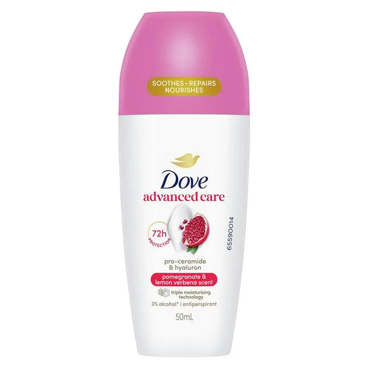 Dove Women Advanced Care Deodorant 72h Roll On Pomegranate 50ml