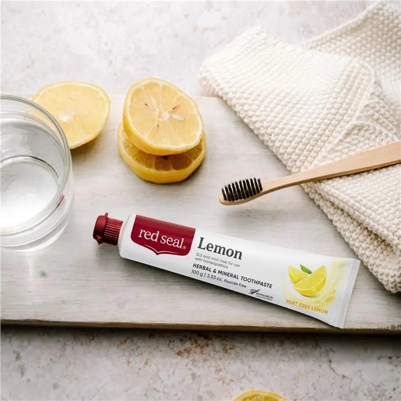 Red Seal Natural Health Lemon SLS Free Toothpaste 100g