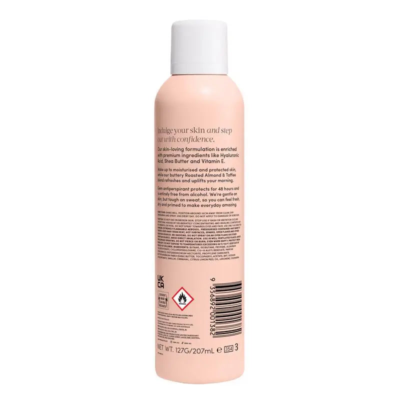 Gem Skin-Loving Roasted Almond & Toffee Deodorant Spray 127g