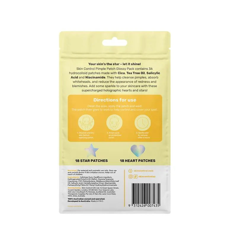 Skin Control Pimple Patch Glossy 36 Pack
