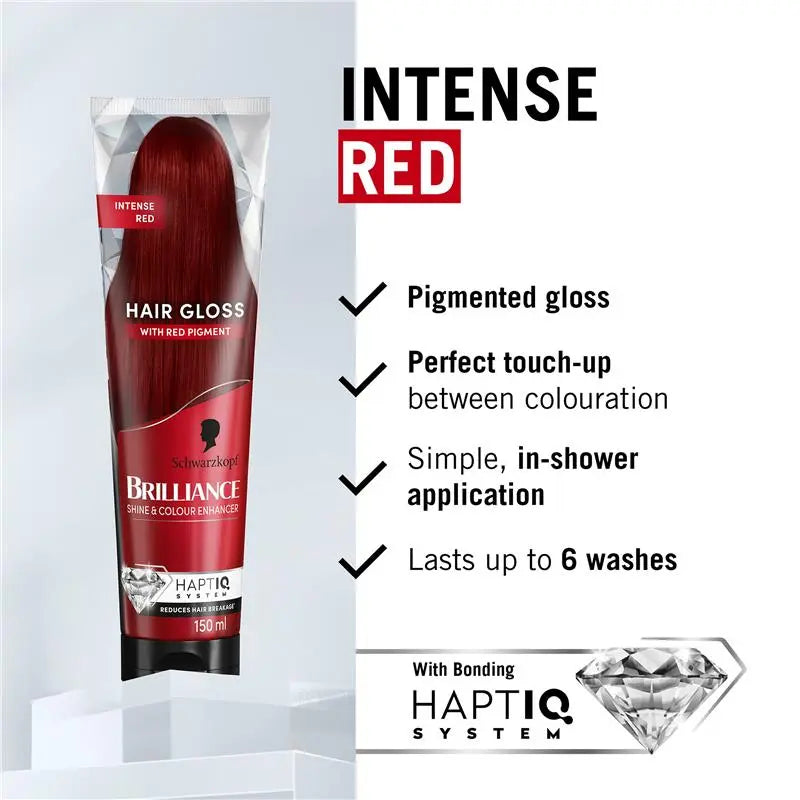 Schwarzkopf Brilliance Gloss Bonding Semi Permanent Mask Intense Red