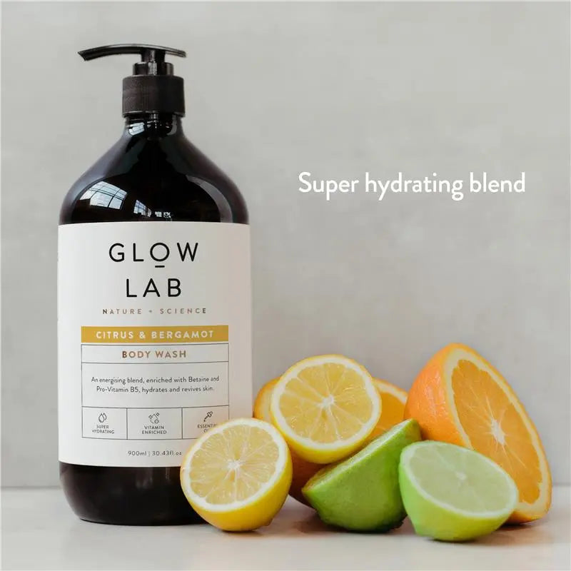 Glow Lab Citrus & Bergamot Body Wash 900ml