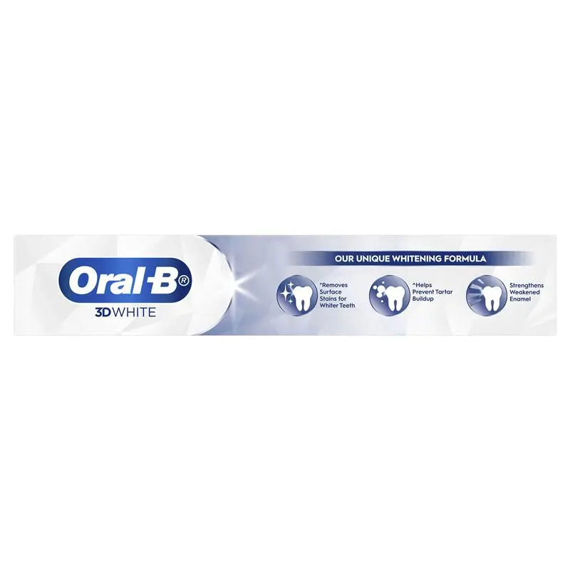 Oral B Toothpaste 3D White Long Lasting Freshness 190g