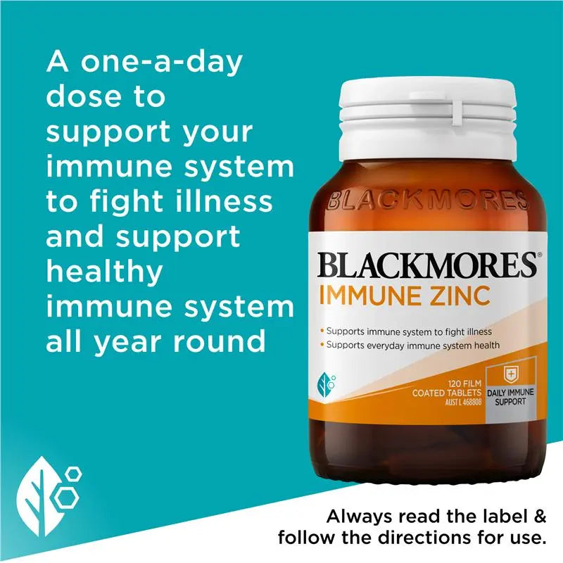 Blackmores Immune Zinc 120 Tablets