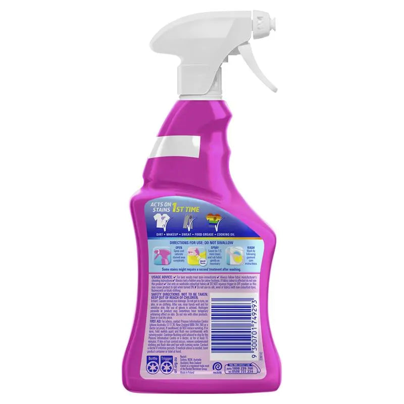 Vanish Preen Oxi Action Everyday Stain Remover Trigger Spray 500ml