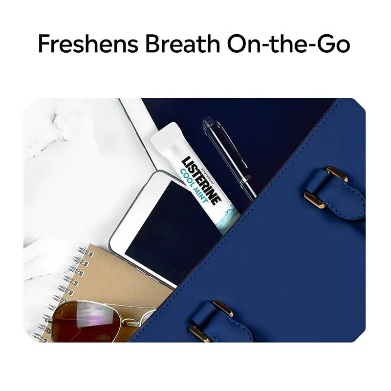 Listerine Liquid Mouthwash On-The-Go Cool Mint 10mL x 15 Sachets