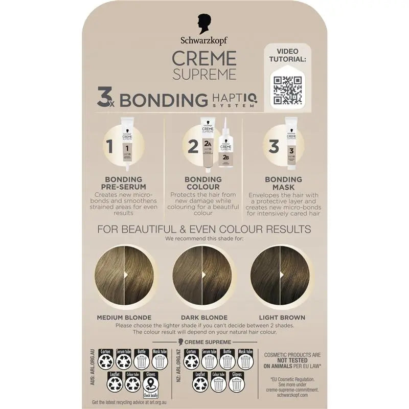 Schwarzkopf Creme Supreme 7-0 Natural Dark Blonde