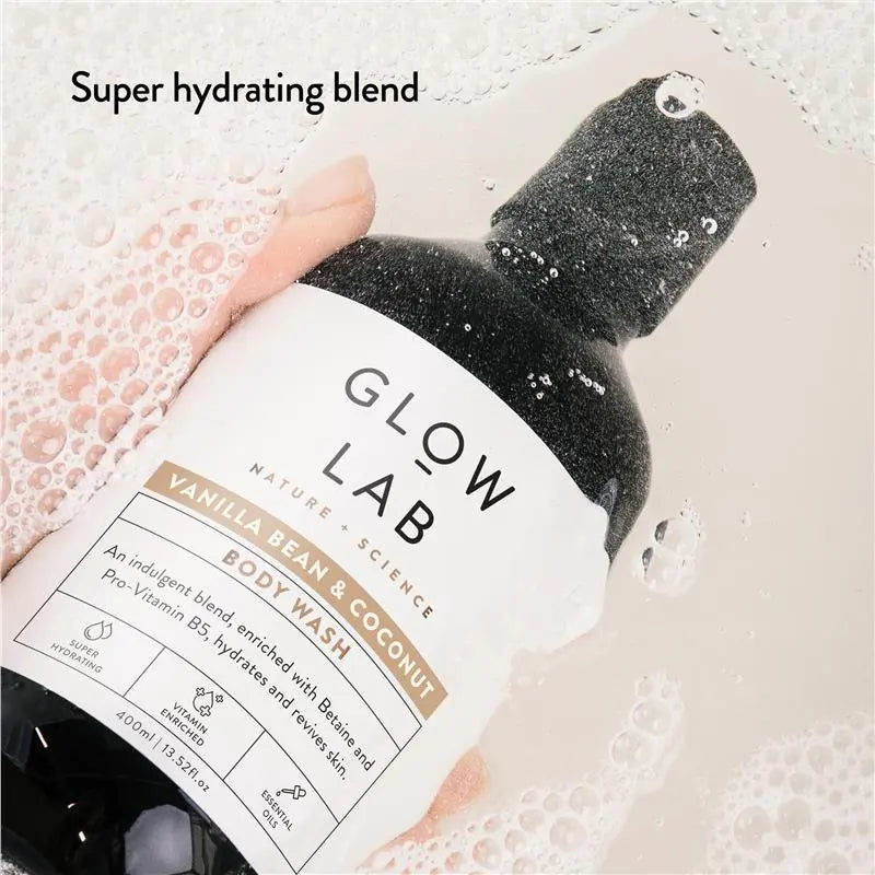 Glow Lab Vanilla Bean & Coconut Body Wash 900ml