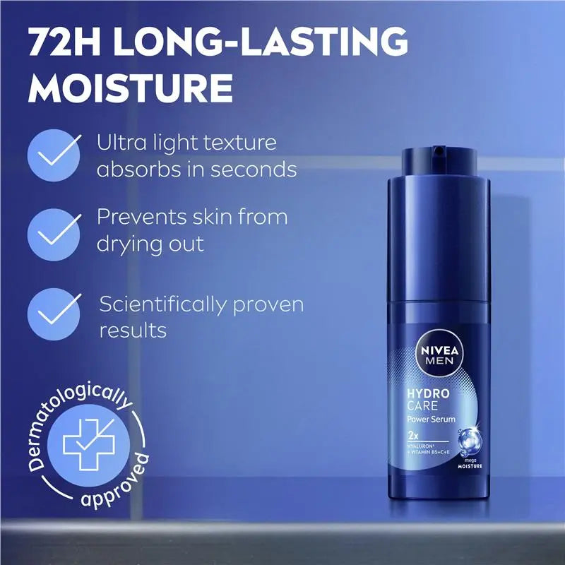 Nivea Men Hydrocare Power Serum With Hyaluronic Acid 30ml