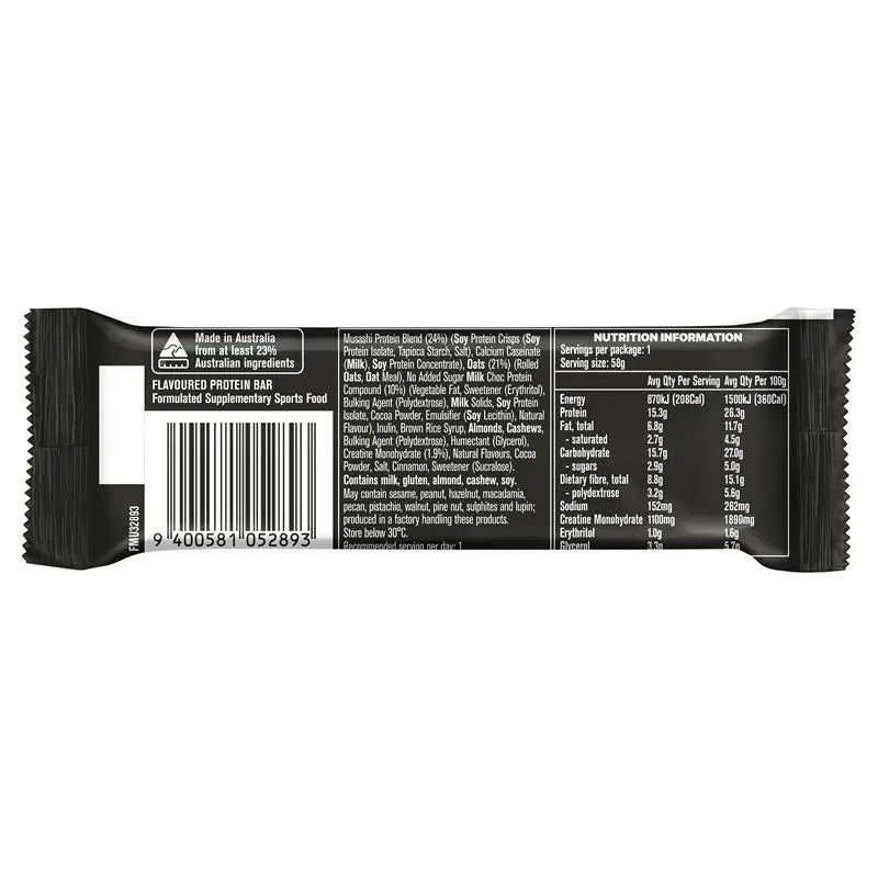 Musashi Energy Bar Banana Bread 58g Z12