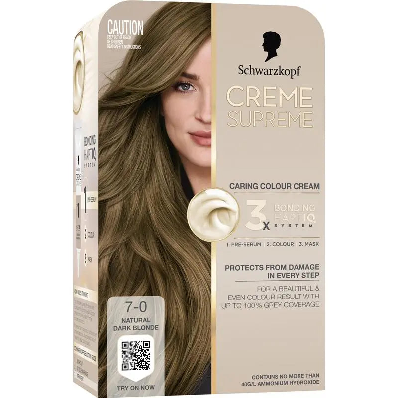 Schwarzkopf Creme Supreme 7-0 Natural Dark Blonde