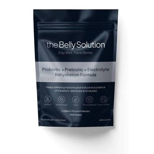 the Belly Solution Probiotic + Prebiotic + Electrolyte Rehydration Formula 112g