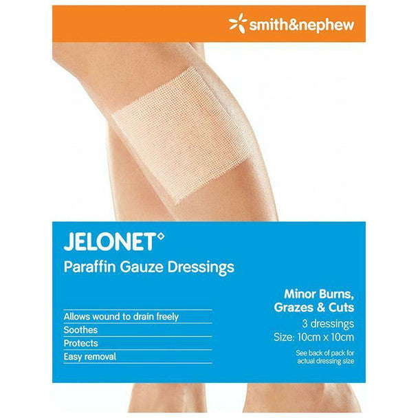 Jelonet 10cm x 10cm 3 Pack - Cutprice Online