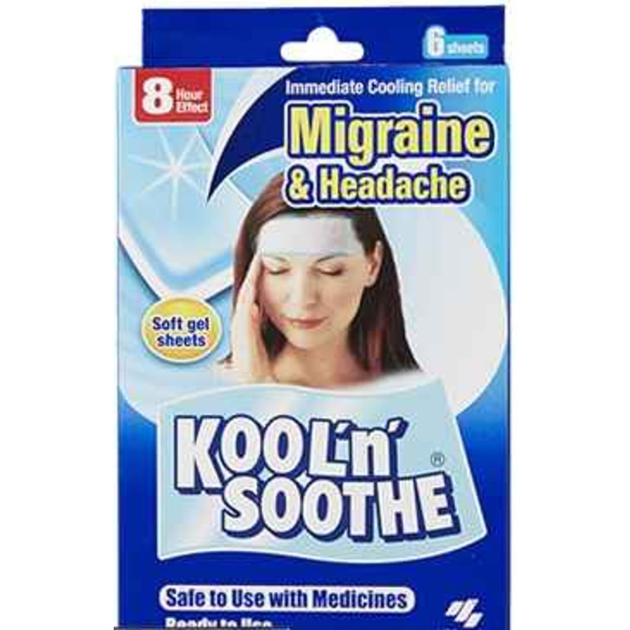 Kool n Soothe Migraine Relief 6 sheets - Cutprice Online