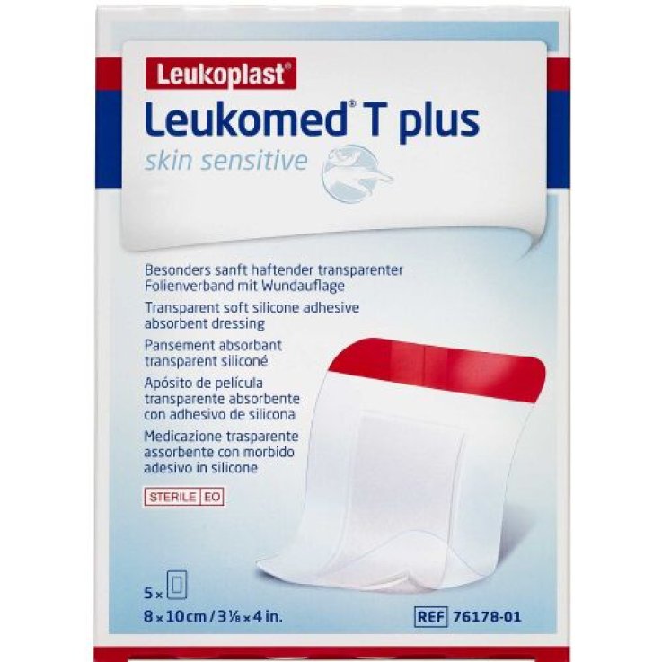 Leukomed T Plus Skin Sensitive Transparent 8cm x 10cm 5PK - Cutprice Online
