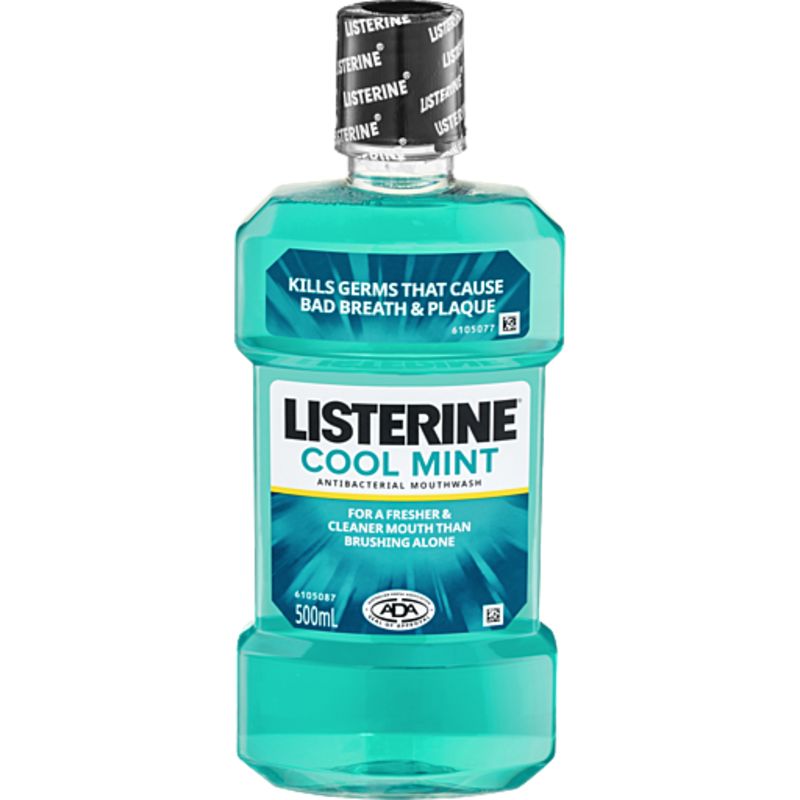 Listerine Coolmint Antiseptic Mouthwash 500ml - Cutprice Online