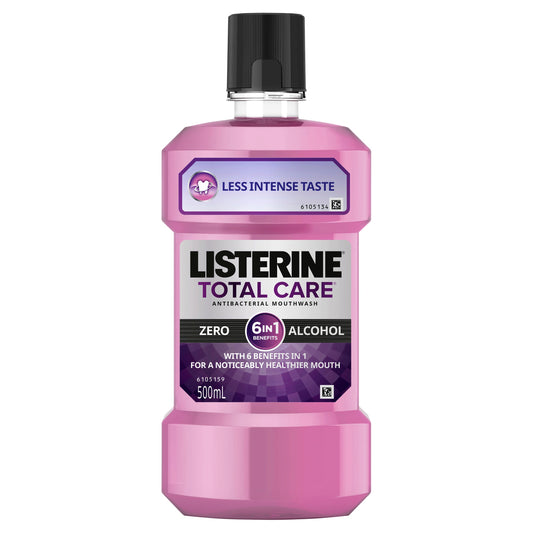 Listerine Total Care Clean Mint Mouthwash 500ml - Cutprice Online