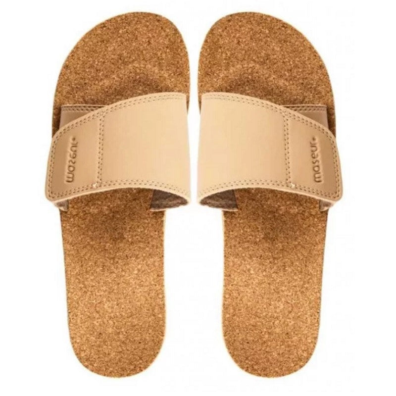 Maseur Gentle Massage Sandal Beige Size 8 Unisex