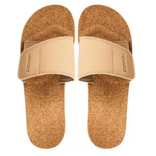 Maseur Gentle Massage Sandal Beige Size 8 Unisex