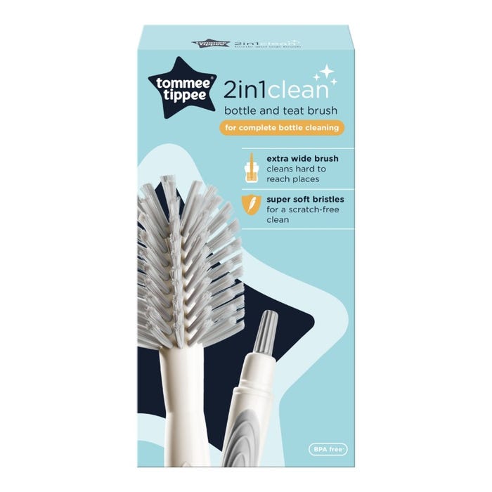 Tommee Tippee Closer To Nature Bottle and Teat Brush - Cutprice Online