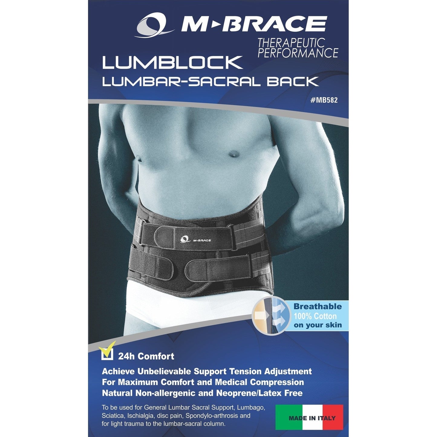 M-BRACE LUMBLOCK LUMBAR SACRAL BACK - Cutprice Online