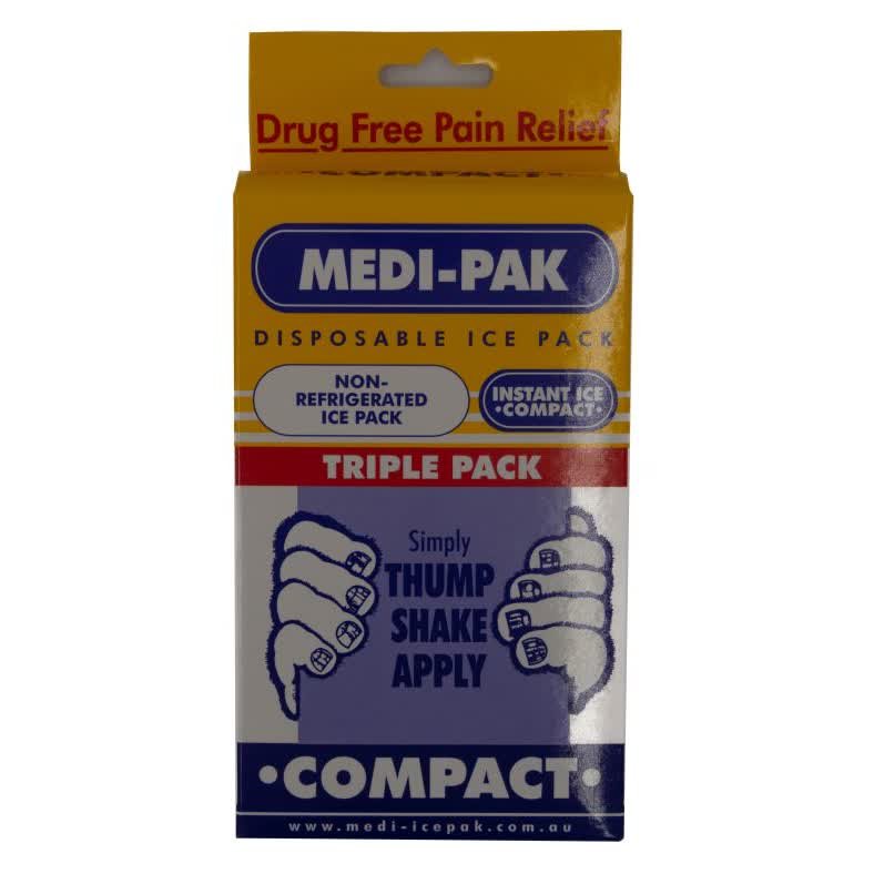 Medi-ice Pak Triple Compact Instant Ice 3 Pack - Cutprice Online