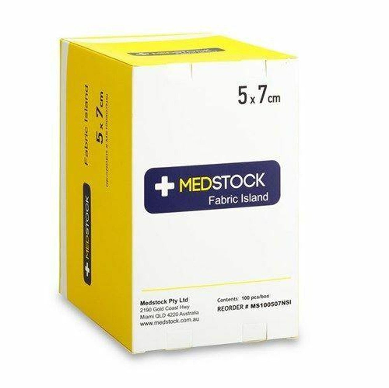 Medstock Fabric Island Dressing 5cm x 7cm 100 Pack - Cutprice Online