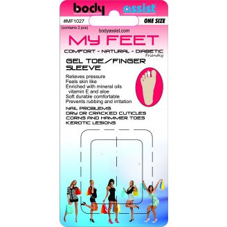 MY FEET GEL TOE/FINGER SLEEVE (PAIR) - Cutprice Online