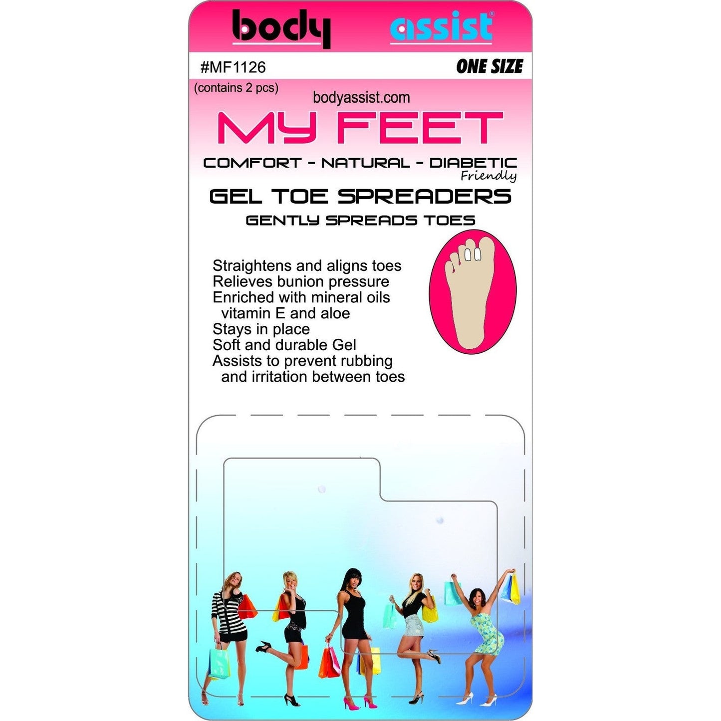 MY FEET GEL TOE SPREADERS (PAIR) - Cutprice Online
