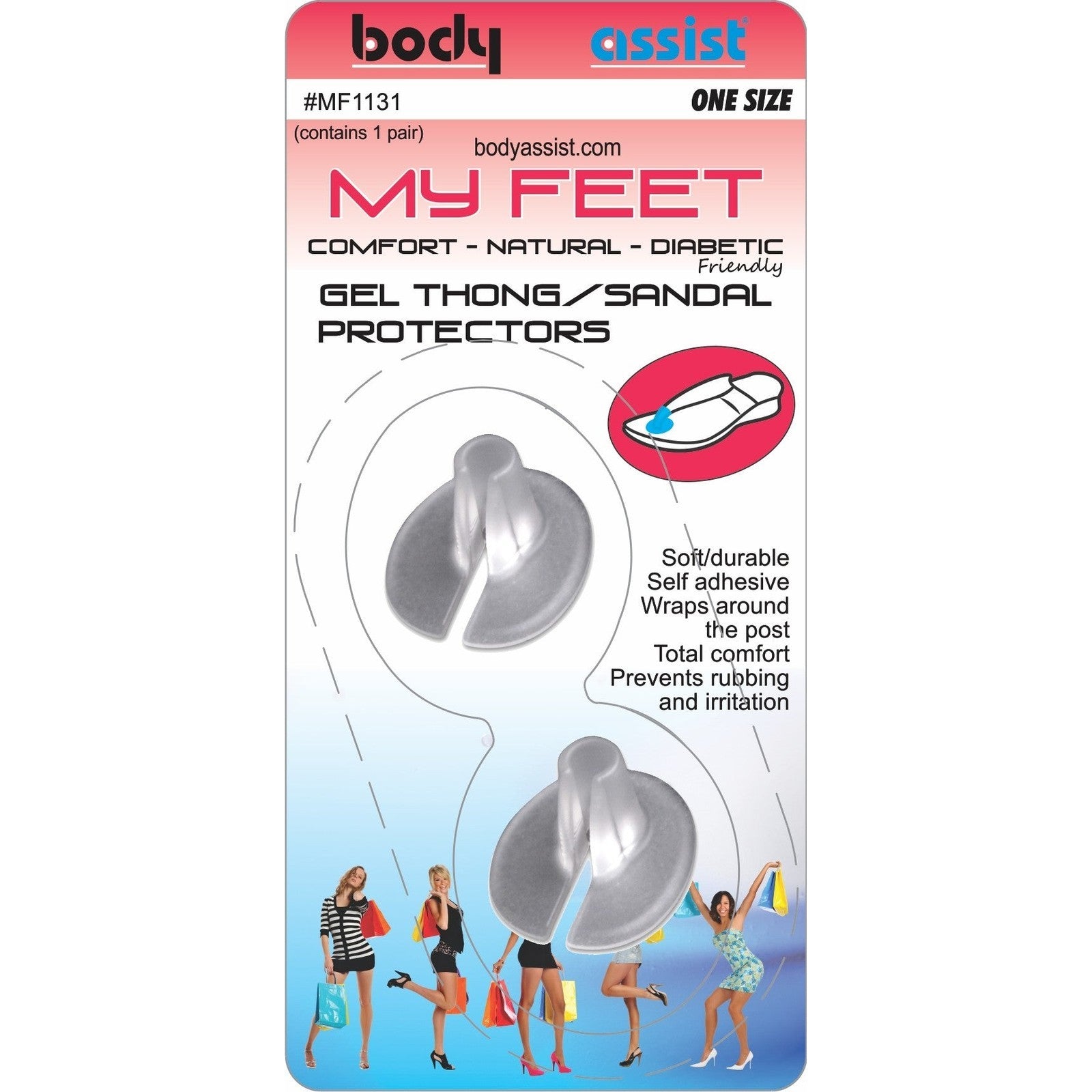 MY FEET GEL THONG/SANDAL PROTECTORS (PAIR) - Cutprice Online