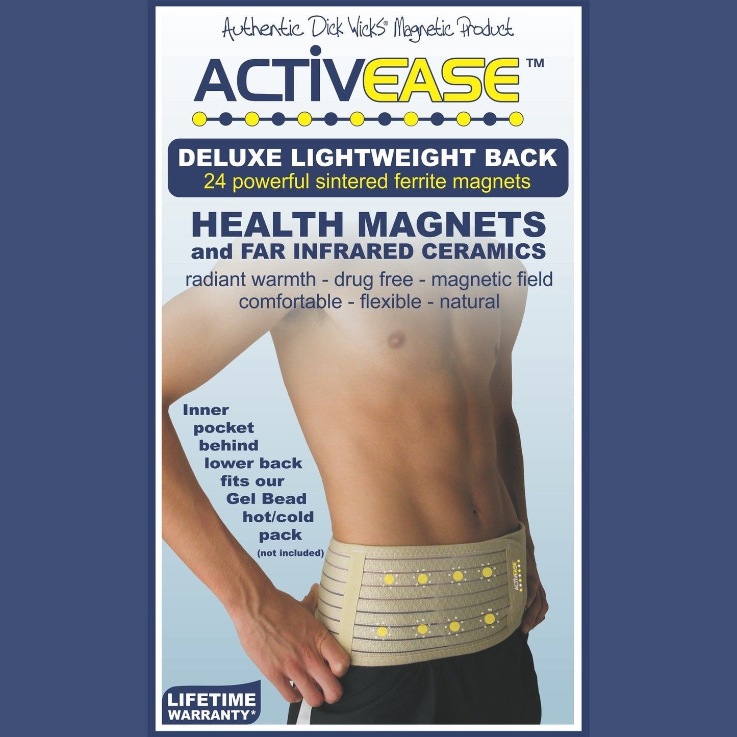 Activease Deluxe Dick Wicks Activease Deluxe Magnetic Lower Back Support - Cutprice Online
