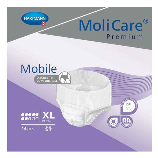 Molicare Premium Mobile 8D X-Large 14PK - Cutprice Online