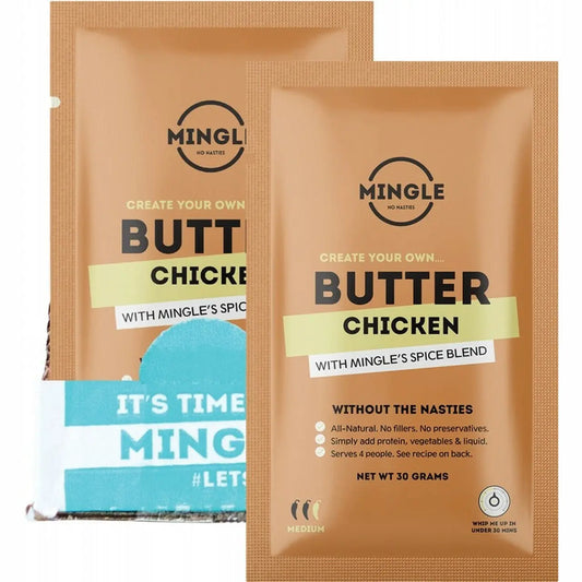 MINGLE Natural Seasoning Blend Butter Chicken 12x30g MINGLE