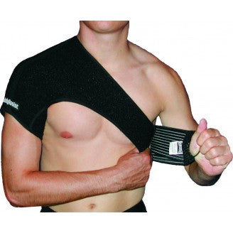 Body Assist Sports Thermal Shoulder Brace Black With Free Stabilizer Strap - Cutprice Online