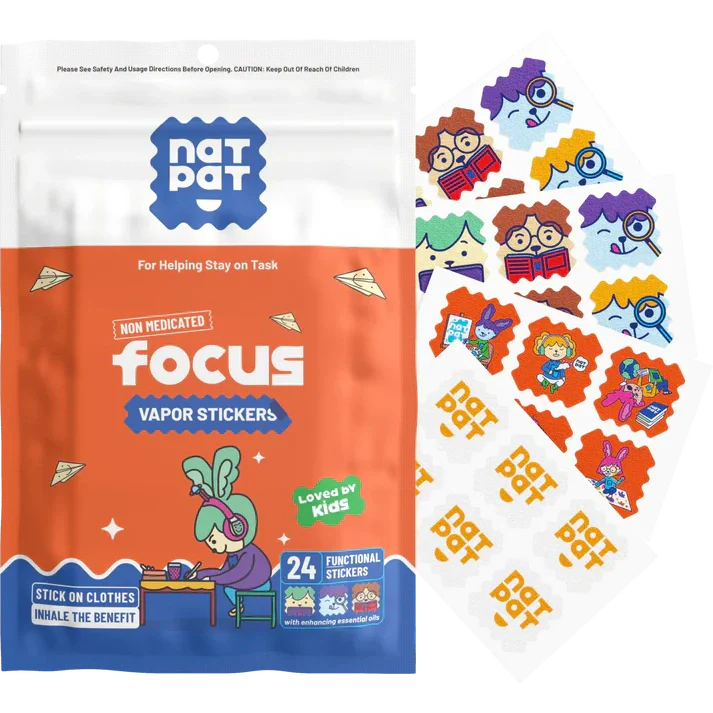 The Natural Patch Co. FocusPatch Organic Focus Enhancing Stickers x 24 Pack
