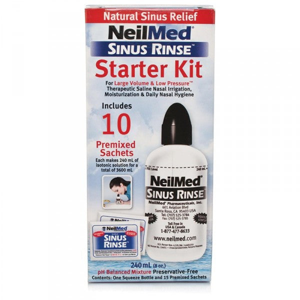 NeilMed Sinus Rinse Starter Kit - 10 Premixed Sachets - Cutprice Online