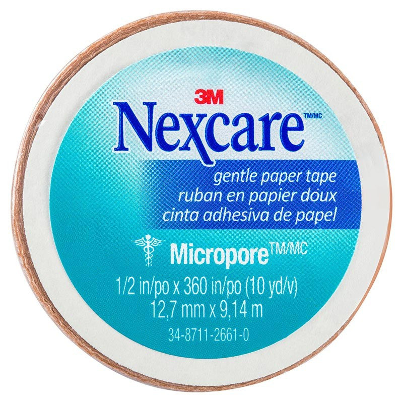 Nexcare Micropore Gentle Paper Tape (Tan) 12.7mm X 9.14m - Cutprice Online