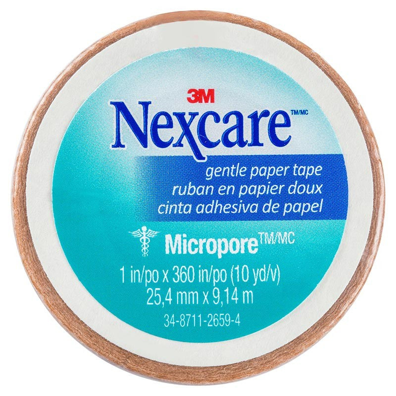 Nexcare Micropore Gentle Paper Tape (Tan) 25.4mm X 9.14m - Cutprice Online