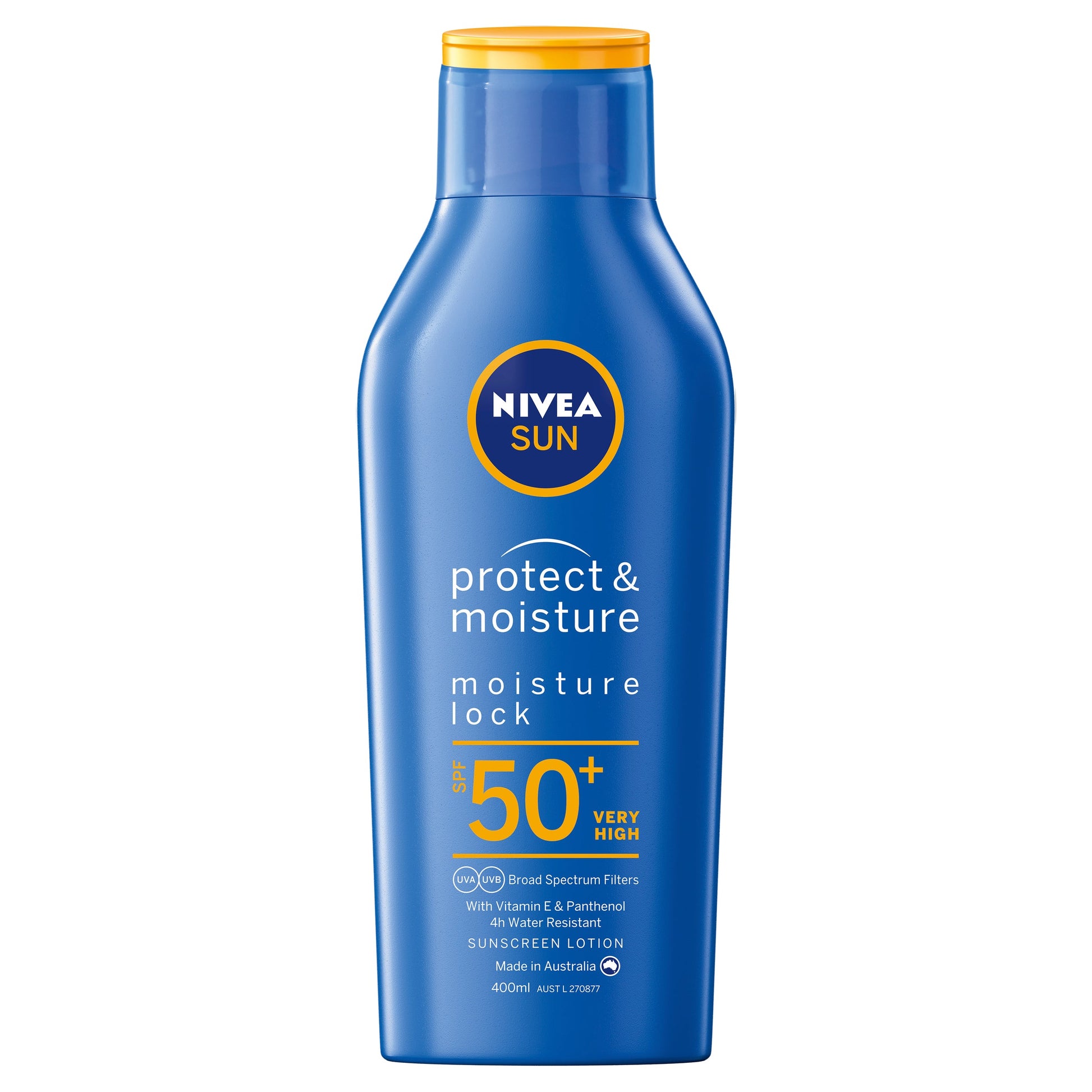 Nivea Sun SPF 50+ Protect & Moisture Moisturising Lotion 400ml - Cutprice Online
