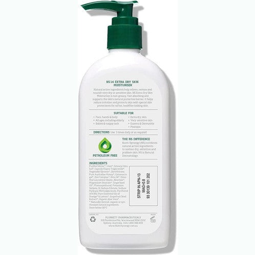 Nutri-synergy Plunketts Ns Extra Dry Skin Moisturiser 250ml