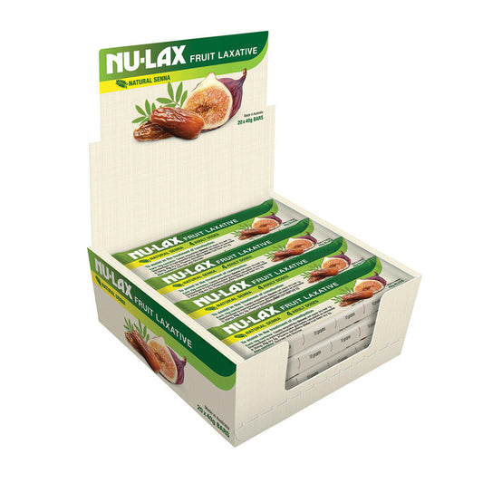 Nu-Lax Fruit Laxative Bar 40g 20PK - Cutprice Online