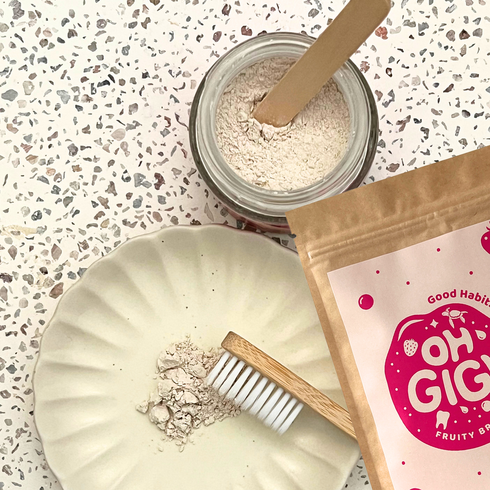 Ohgigi Tooth Powder Fruity Brush Refill 100g - Cutprice Online