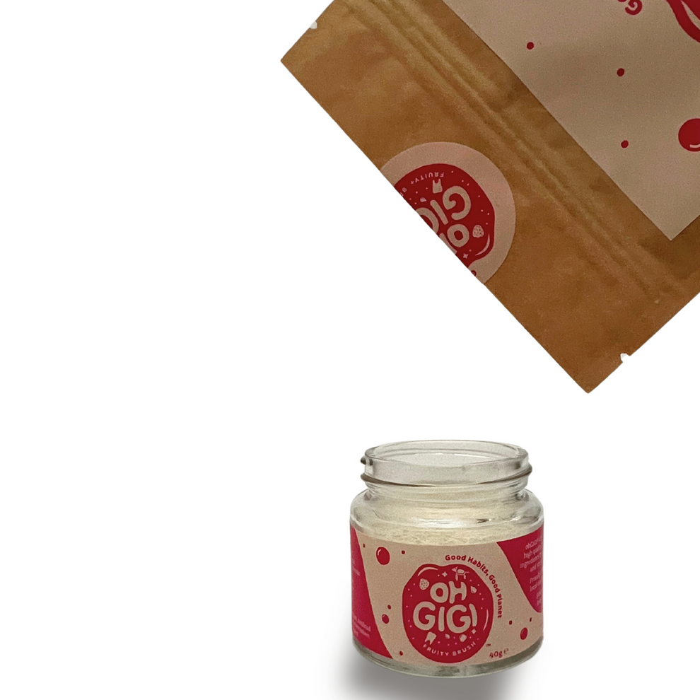 Ohgigi Tooth Powder Fruity Brush Refill 100g - Cutprice Online