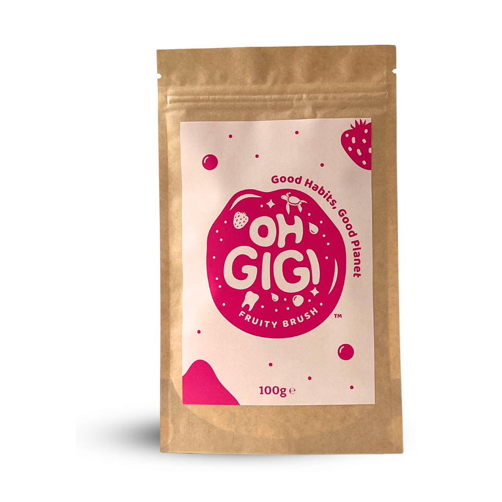 Ohgigi Tooth Powder Fruity Brush Refill 100g - Cutprice Online